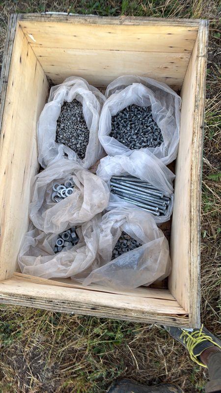 Dettagli e materiali - cantiere Madani Servizi EU