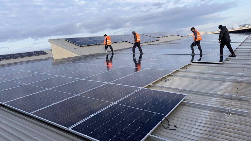 Copertura industriale - cantiere Madani Servizi EU