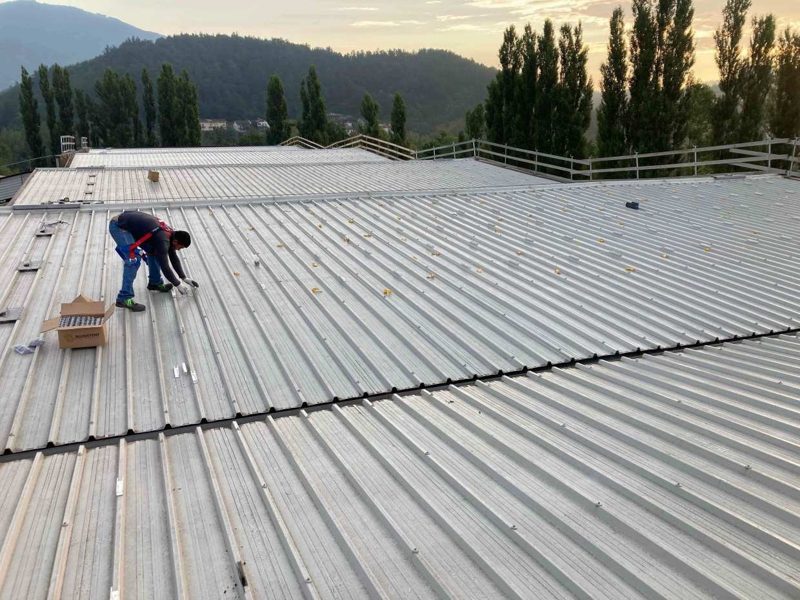 Copertura industriale - cantiere Madani Servizi EU
