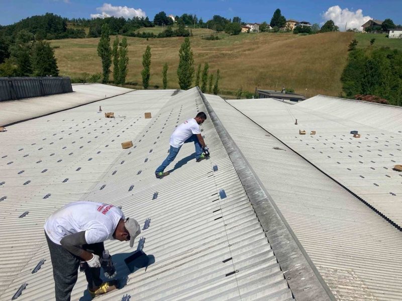 Copertura industriale - cantiere Madani Servizi EU