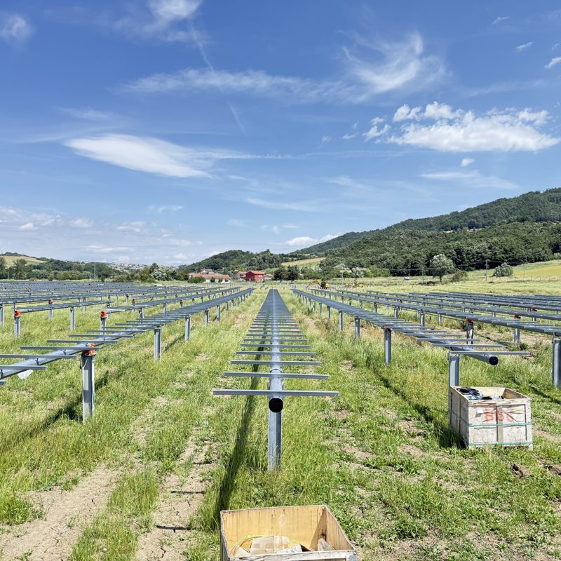 Impianto a terra - cantiere Madani Servizi EU