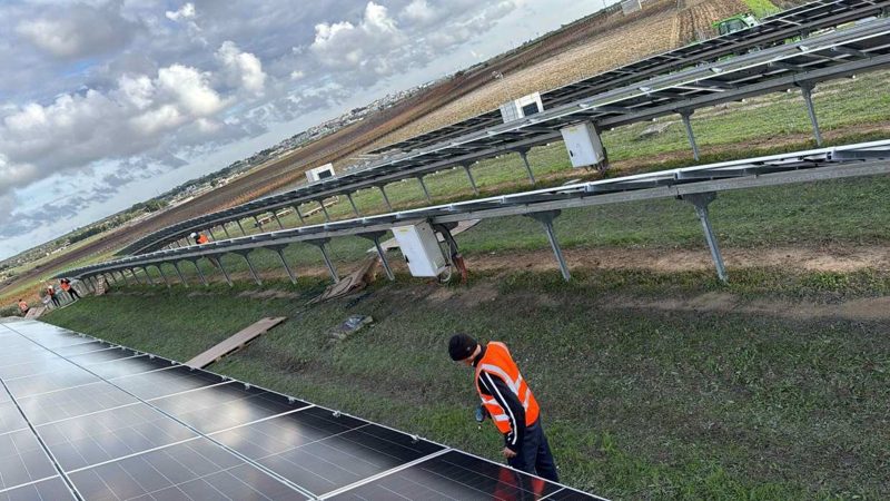 Impianto a terra - cantiere Madani Servizi EU