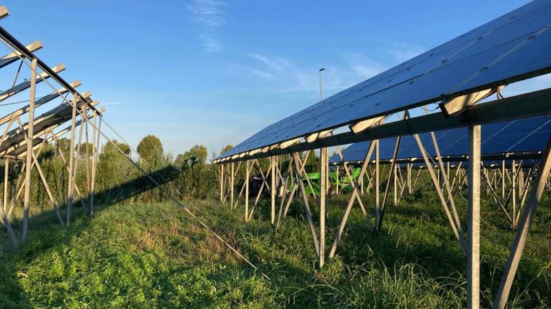 Impianto a terra - cantiere Madani Servizi EU