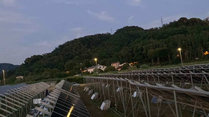 Impianto a terra - cantiere Madani Servizi EU